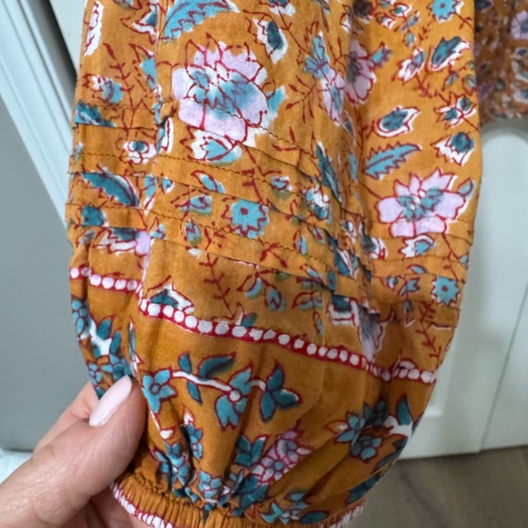 Evereve - Cleobella Shania Off the Shoulder floral print blouse. - Picture 8 of 11